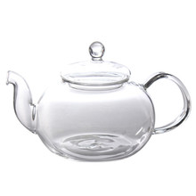 Hot Sale Useful 800ml Flower Coffee Glass Tea Pot Large Blooming Chinese Glass Teapots Heat Resistant