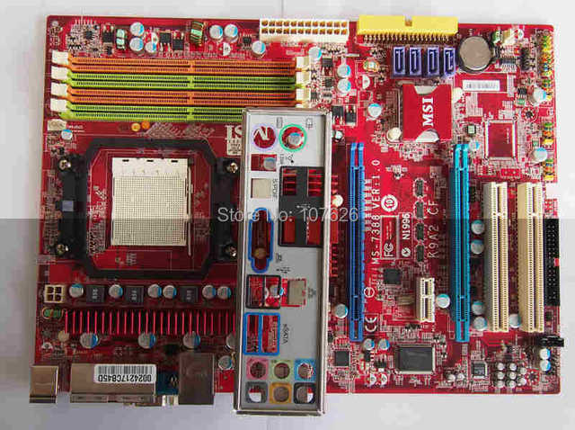 Новый K9A2 CF настольных материнских плат MSI MS 7388 материнскими платами AM2 процессора PCIE X16 Crossfire Motheboard купить н