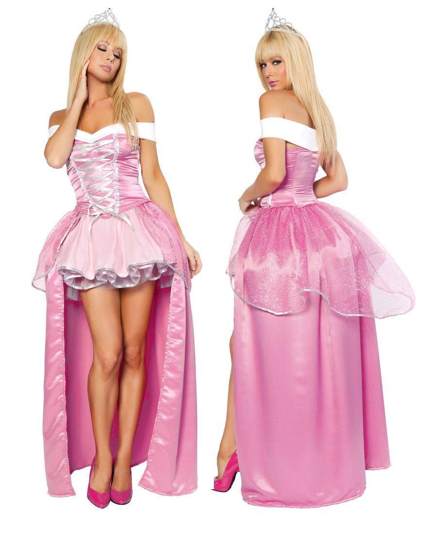 Women Costume Lady Halloween Costumes Party Uniform Deluxe Sleeping Beauty Costume...