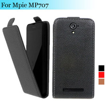 Factory price , Top quality new style flip PU leather case open up and down for Mpie MP707, gift
