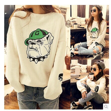 2015 Spring&Autumn Women\'s Cartoon Sweatshirt Loos...