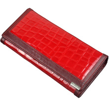 Free shipping new fashion women wallet genuine leather brand wallets women wholesale Crocodile design purse