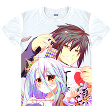 No Game No Life T-shirts kawaii Japanese Anime t shirt Manga Shirt Cute Cartoon Sora Shiro Cosplay shirts 40997062138 tee 427