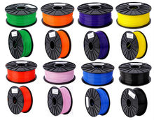 High Quality All kinds of Colours 3D Printer Filaments Material ,1.75/3mm ABS / PLA