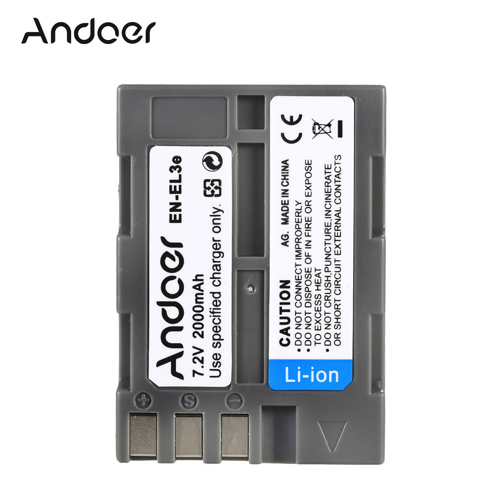 Andoer EN-EL3e 7.2  2000   -    Nikon D700 D300 D200 D90 D80 D70s D50 D100 D300s