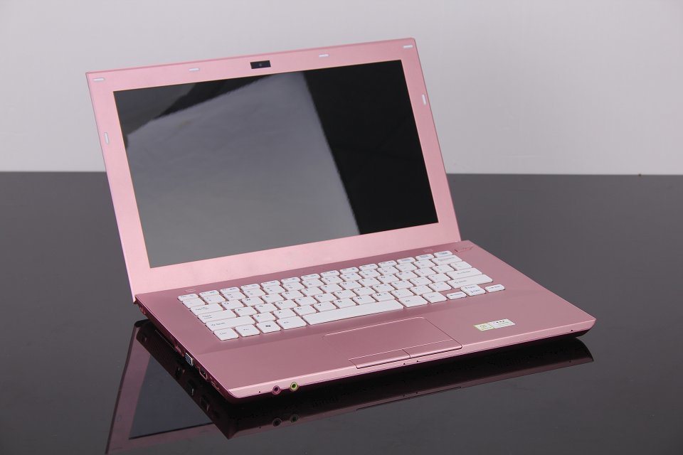 Laptop Computer Pink 13 3 Inch HD 1366x768 LED Screen Dual Core Notebook Intel Celeron 1037U
