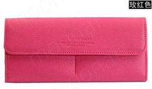 Free shipping,New fashion women Faxu Leather wallets ladies purses B489