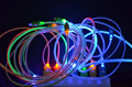 Free shipping Visible Flashing LED Light Charger Data Sync Cable For iphone 5 5C 5S 6