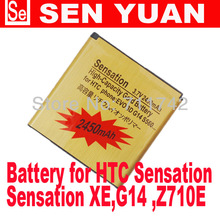 Golden battery BG58100 Brand New 2450mAh Battery For HTC Sensation,Sensation XE,G14 ,Z710E