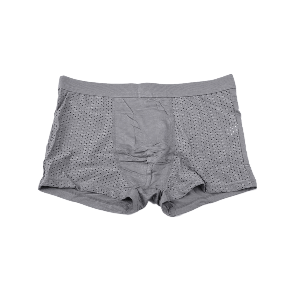 2015 High Quality design Men s Super elastic Hollow Breathable Comfortable Antibacterial underwear Male soft Briefs