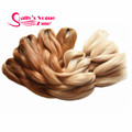 Ombre Kanekalone Synthetic Braiding Hair Two Tone Brown Dark Blonde Mambo Twist Dreadlock Jumbo Braids Bulk
