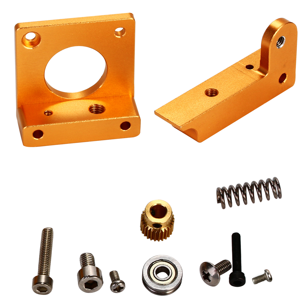 3D Printer MK8 Extruder Aluminum Block DIY Kit for Makerbot Dedicated Single Nozzle Left Hand BI091