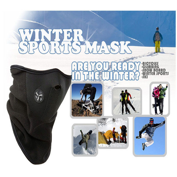Thermal Neck Warmers Fleece Balaclavas Hat Headgear Winter Skiing Ear Windproof Face Mask Motorcycle Bicycle Scarf