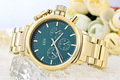 Cool Girls Neutral Designer Alloy Bracelet Watches European Popular Big Size 3 Eyes 6 Hands Analog