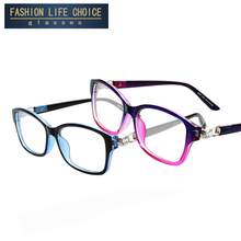 2015 New Brand Crystal connection Women men Glasses frame Optical Eyeglasses Myopic Frame Women elegant Frame Wholesale