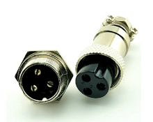 5 Sets/Kit 3 PIN 16mm GX16-3 Screw Aviation Connector Plug The aviation plug Cable connector Regular plug and socket