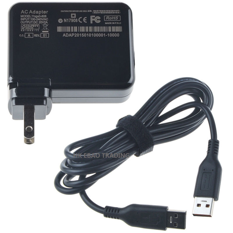 20V 40W Laptop AC Power Supply Adapter Plug Wall Charger ...