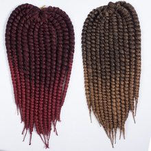 Ombre Braiding Hair Kanekalon Jumbo Braids Hair Synthetic Hair Havana Mambo Twist Crochet Braiding Hair 18inch 110grams