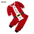 Girls Boys Father Christmas Santa Claus Clothing Set Long Sleeve hoody Pants two pieces winter casual