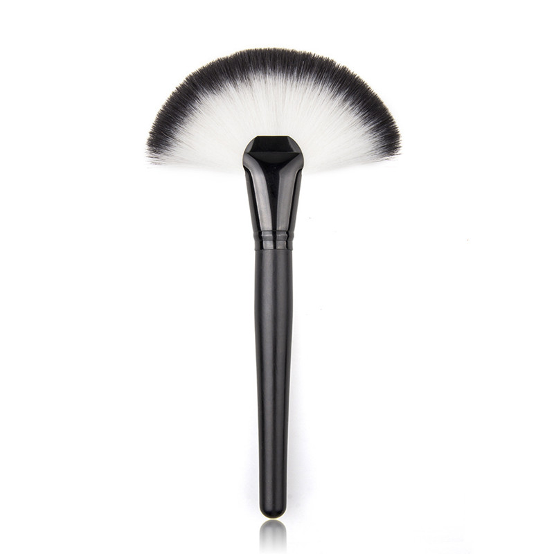 Slim Fan Shape Powder Concealor Blending Finishing Highlighter Highlighting font b Makeup b font Brush font