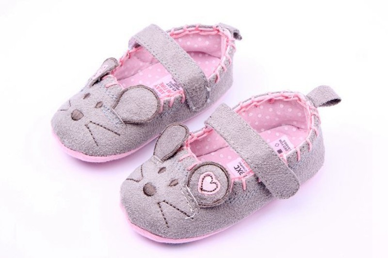 Lovely Mouse First Walkers Shoes Baby Girl Sapato Bebe Menina Baby Moccasins Scarpe Neonata Sapatinhos Bebe Baby Girl Shoes Kids