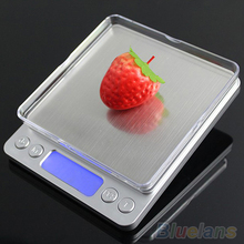 2000g/0.1g Jewelry Kitchen Baking Balance Precision Weight LED LCD Digital Scale