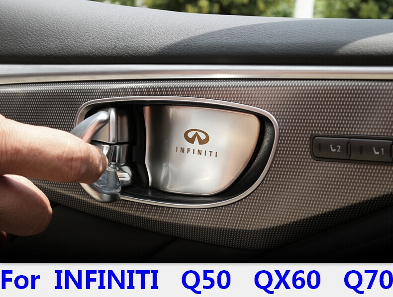 Stainless steel Interior Accessories for infiniti q50 qx60 Q70 front