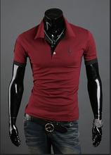 100 Cotton Mens T Shirt Fashion 2015 Summer Mens Short Sleeve Slim Fit Shirts Causal T
