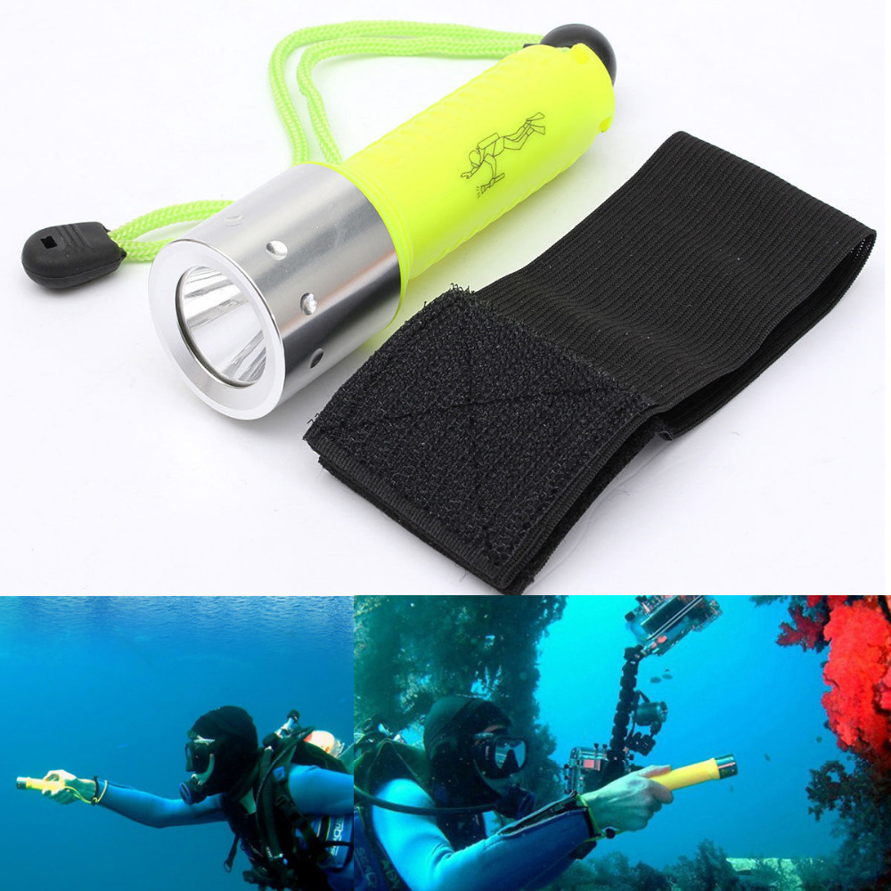 1800LM CREE XML T6 LED Lanttern Waterproof underwater scuba Dive Diving 18650 Flashlight Dive Torch light