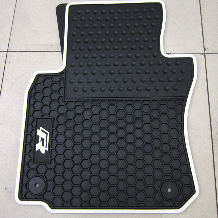 rubber waterproof latex car floor mats for Volkswagen Golf 6GTI R20