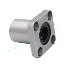 2pcs lot LMK20UU 20mm flange linear ball bearing bushing for 3d printer linear shaft guide rail