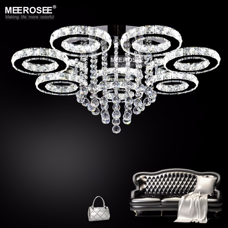 Modern Chandelier Light Fixture Led Ceiling Light Lighting Crystal ... Modern Chandelier Light Fixture Led Ceiling Light Lighting Crystal ...
