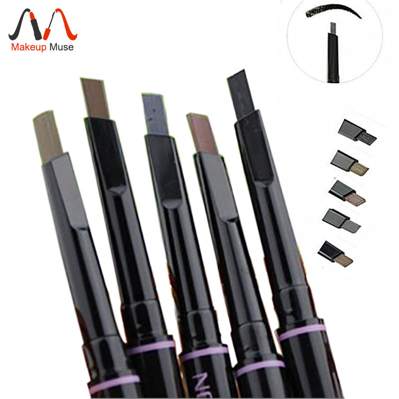 1Pcs New automatic eyebrow pencil makeup 5 style paint for eyebrows brushes cosmetics brow eye liner