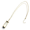 Free shipping Bronze color antique gold silver retro necklaces hourglass pendant vintage necklace