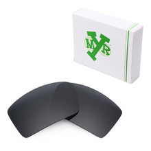MRY POLARIZED Replacement Lenses for Oakley Eyepatch 1&2 Sunglasses Stealth Black
