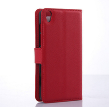 lenovo s850 case Luxury litchi wallet Leather cell phone flip cover For Lenovo s850 fundas with