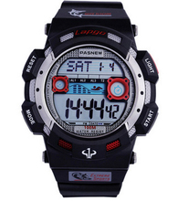 New men sports watches Top brand PASNEW LED electronic wristwatch 100 meters waterproof fashion man outdoor