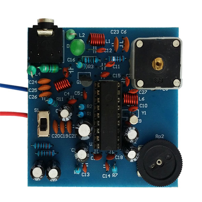 Diy Kit BA1404 BP type FM transmitter Board Kit FM stereo transmitter Board Kit Electronic suite