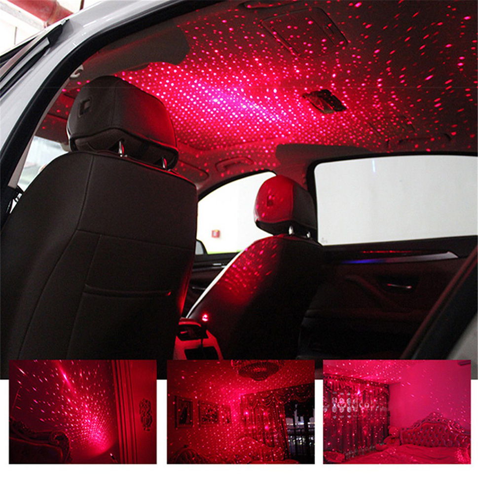 Romantic Auto Roof Star Projector Lights Flexible Romantic Galaxy