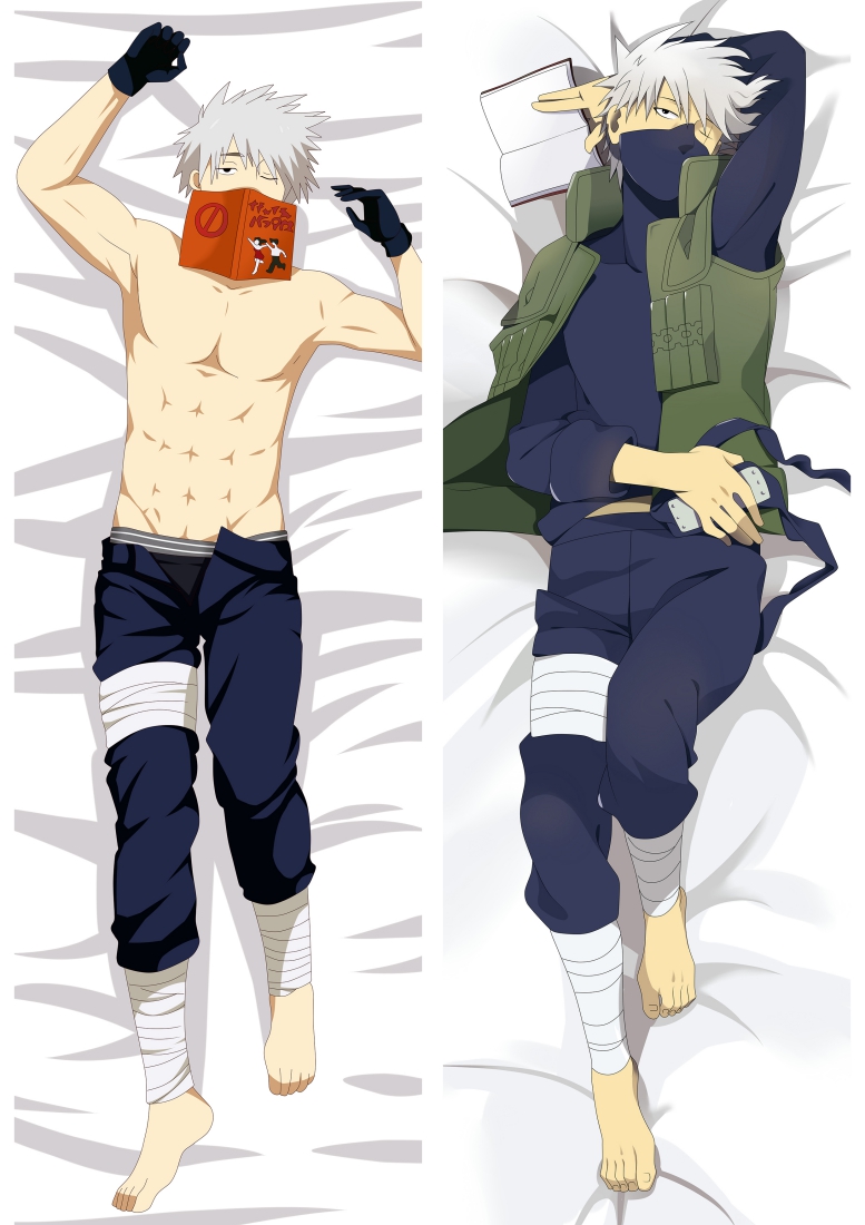Anime Naruto Hatake Kakashi Dakimakura Hugging Body Pillows Case Cover 150*50cm