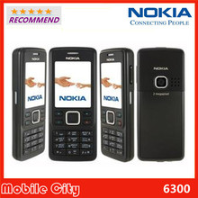 Original Refurbished Unlocked Nokia 6300 Mobile Phone with English keyboard and Russian keyboard Free Shipping