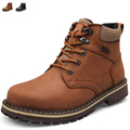 Big Size Genuine Leather Men Boots Winter Man Shoes Ankle Boot Snow