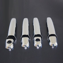 (2PCS/SET)PLASTIC ABS CHROME DESIGN DOOR HANDLE COVER FOR TOYOTA HILUX VIGO 2005