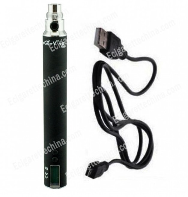 eGo V2 Electronic Cigarette Adjustable Variable Voltage 3v 6v 1300mAh Battery USB Charger LCD Screen e
