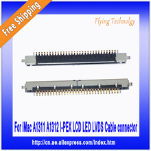 50pcs 0.5mm-30pin I-PEX LCD LED LVDS Cable Connector For iMac A1311 A1312