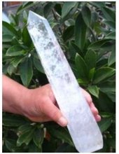 NATURAL TRANSPARENT QUARTZ CRYSTAL POINT free shoping