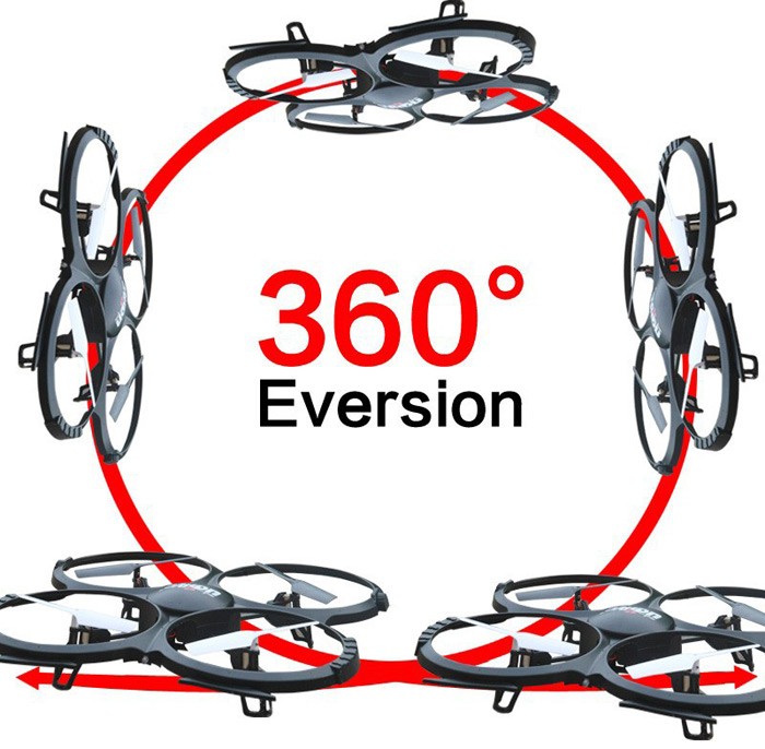 3 New Arrival Original UDI U818A HD UFO With 3D Flip 2.4G 4ch 6 Axis Drone RC Quadcopter with Camera RC Helicopter Toys
