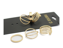 Summer style Fashion Fine Jewerly High Quality Punk Style Gold Plated Rings for Women