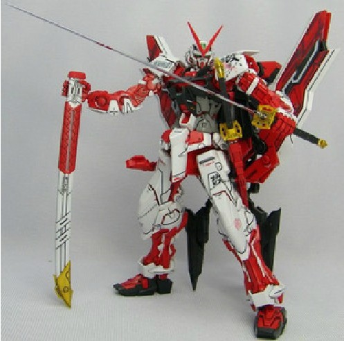 Free shipping 2014 NEW 20cm Models 1:100 MG red red heresy heresy change model vagus send up Bonus  Assembled Gundam Model toy