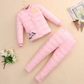 7 14 Years Kids set Suit For Baby New Children Winter Down Suit Jacket Pants Boys